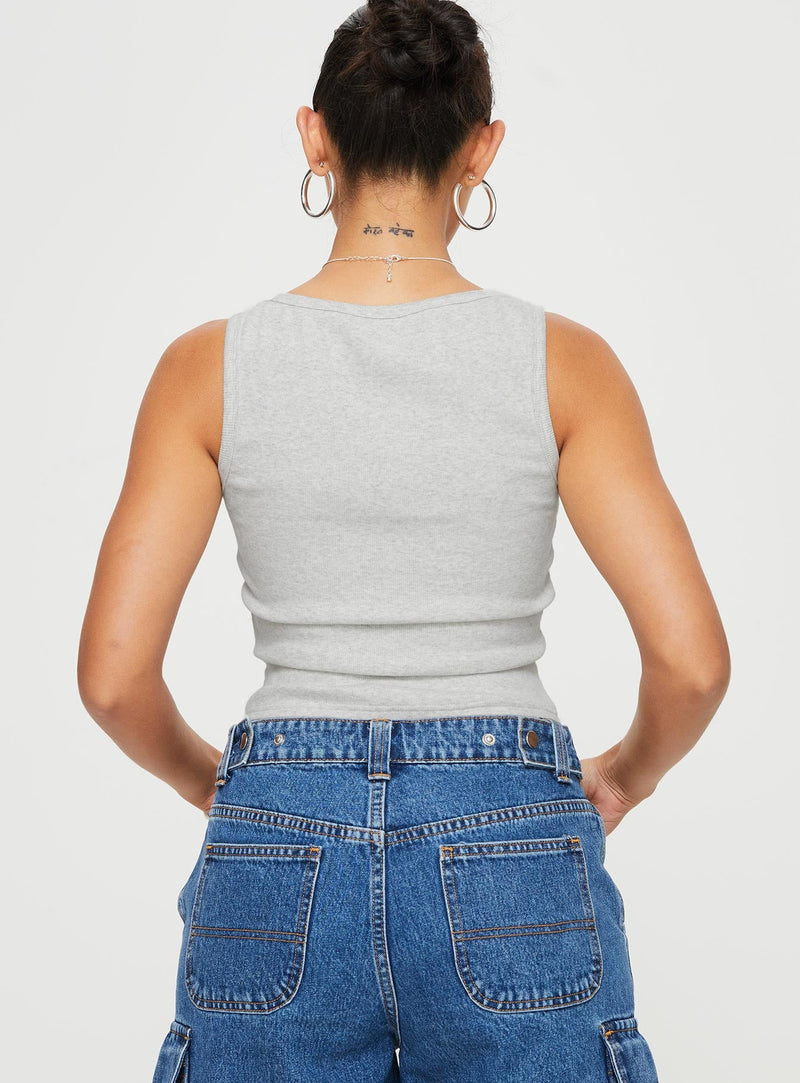 Sixteen Tank Top Grey