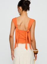 Steward Top Orange