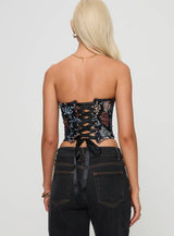 Lyrae Strapless Top Multi