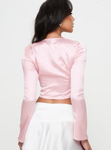 Lullers Long Sleeve Top Pink