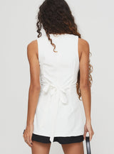 Mystick Vest Top White