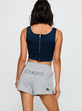 UC San Diego Jersey Corset Top Blue