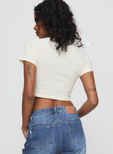 Champ Motors Baby Tee White