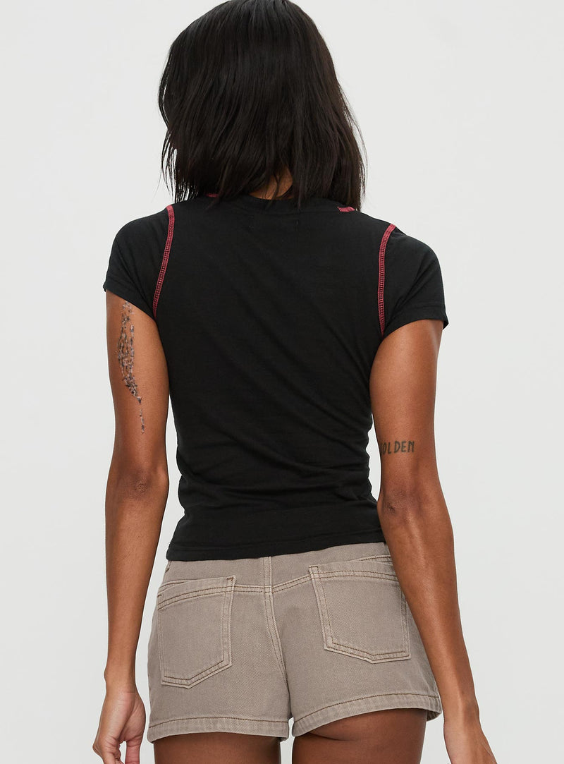 Cherrie Kisses Top Black