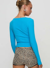 Daphine Long Sleeve Top Blue