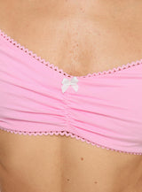 Kiki Bralette Pink / White