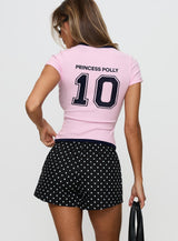Track Record Graphic Top Pink