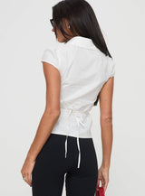 Arianwyn Short Sleeve Shirt White