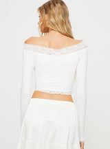 Kellis Off The Shoulder Top White