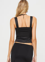 Chalamet Top Black