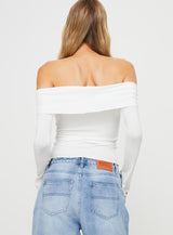 Parveen Off The Shoulder Top White