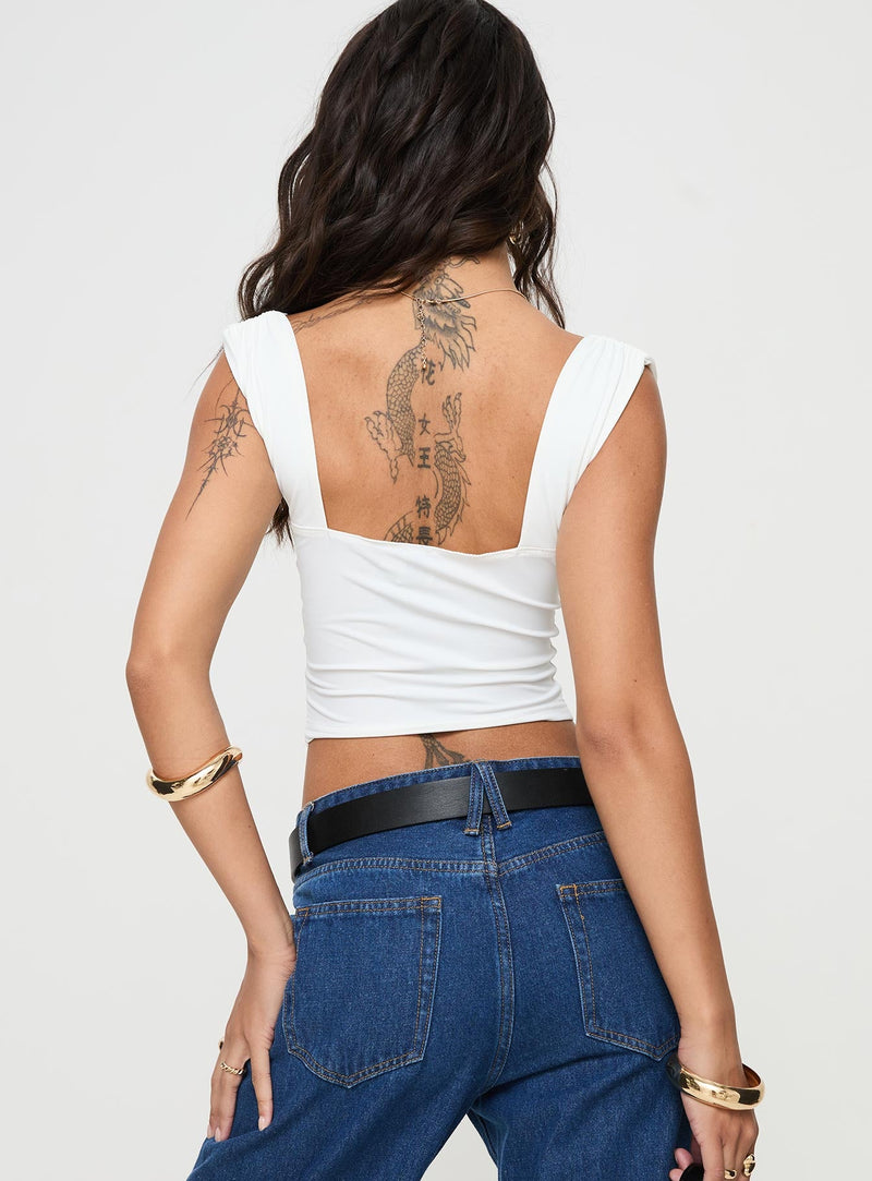 Candyce Top White