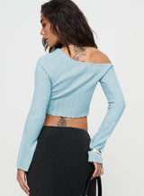 Santorini Knit Top Blue