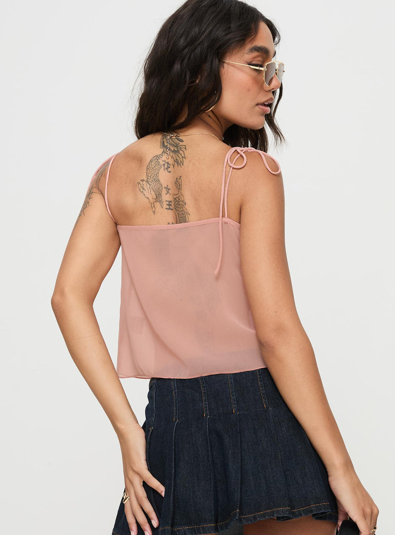 Rica Bow Top Pink