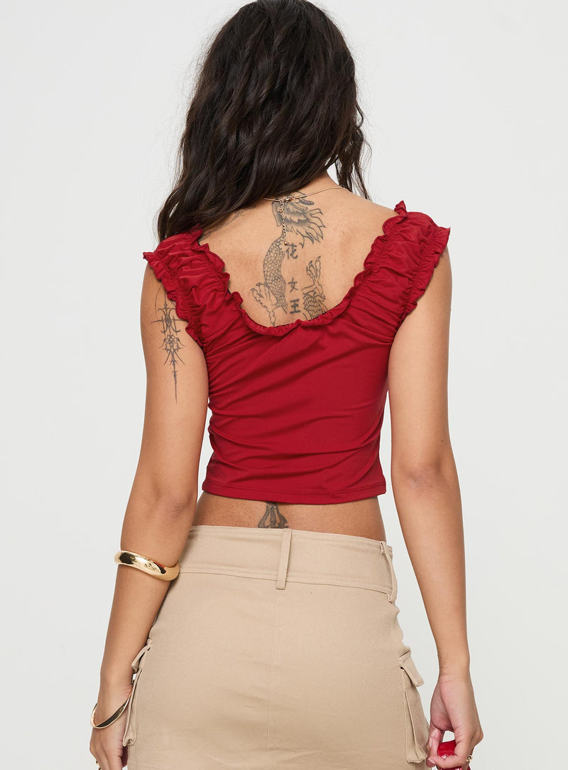 Sharnee Top Red