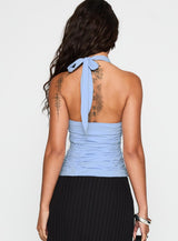 Nataliya Halter Top Blue
