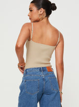 Keenan Bodysuit Beige