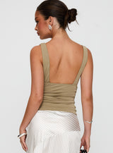 Sublime Ruched Top Green