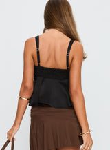 Long Way Down Cami Top Black