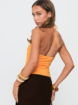 Rehna Halter Top Orange