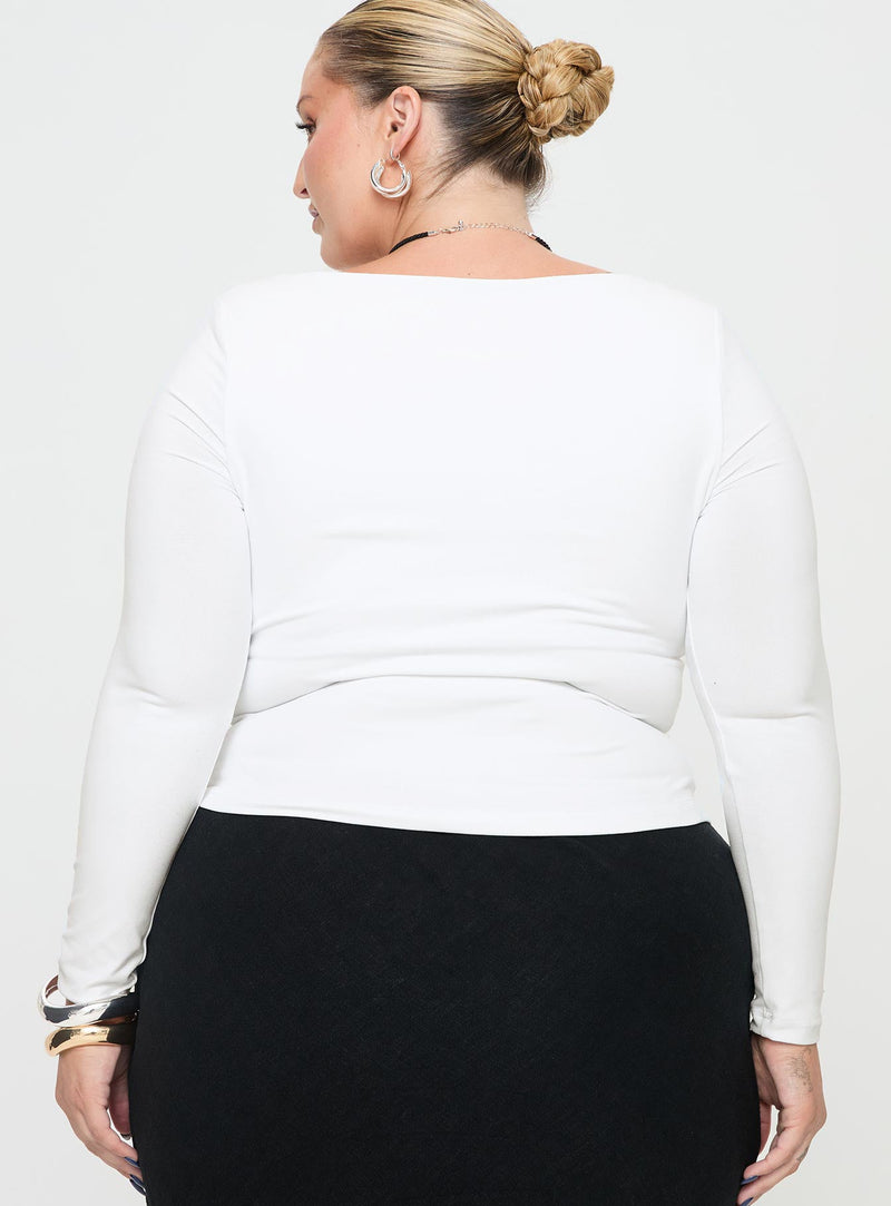 Selenie Long Sleeve Top Ice Curve