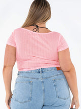 Kimura Top Pink Curve