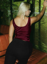 Delilah Top Burgundy