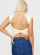 Party Favour Top Yellow