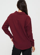 Mahalia Shirt Burgundy