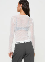 Macgraw Long Sleeve Top White