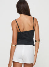 Marcio Lace Top Black