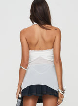 Butterflies Galore Top White