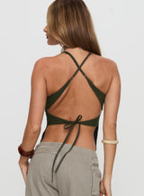 Hopelessly Devoted Top Forest Green