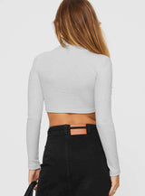 Orrico Long Sleeve Top Grey