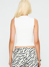 Solarah Tie Side Top White
