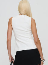 Theodosia Top White