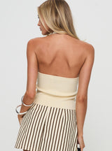 Kingley Halter Top Cream