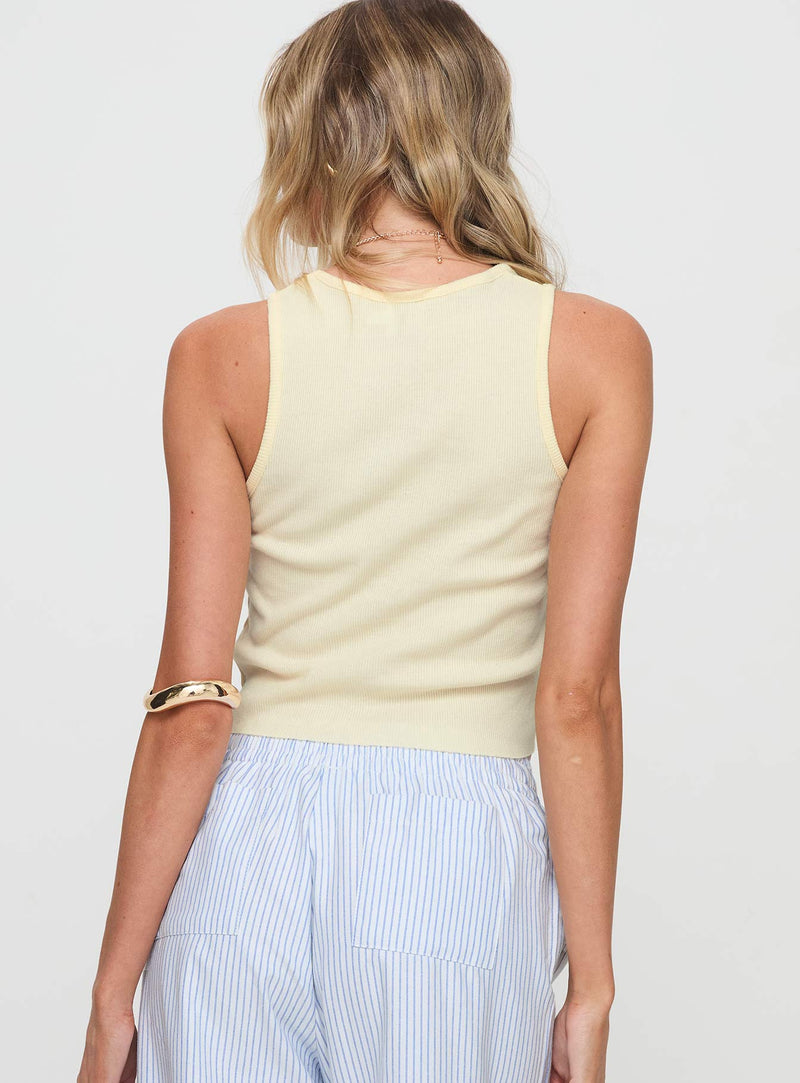 Music In The Park Tank Top Cream