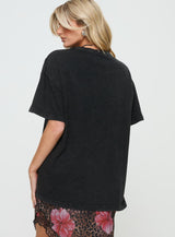 Electric Vintage Oversized Tee Black