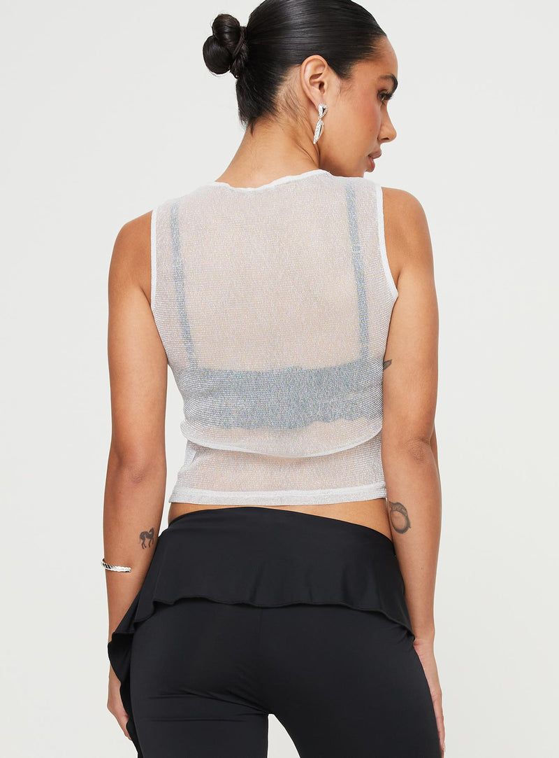 Birney Tank Top Silver