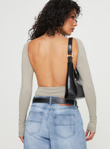 Gatewood Long Sleeve Bodysuit Grey
