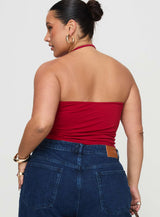 Imposter Top Cherry Red Curve