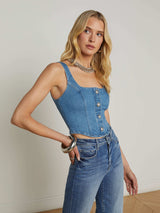 Saga Denim Top