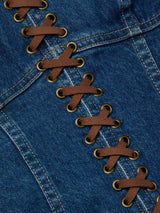Nayeli Denim Corset Top