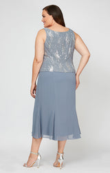 Plus Angela Firework Sequin Jacket Dress