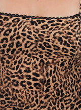 Jaquelyn Top Leopard Curve