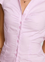 Arianwyn Short Sleeve Shirt Pink