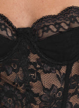 Cadrot Lace Bodysuit Black
