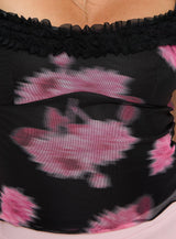 Little Blossoms Top Black