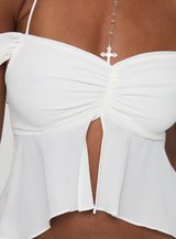 Waylen Top White